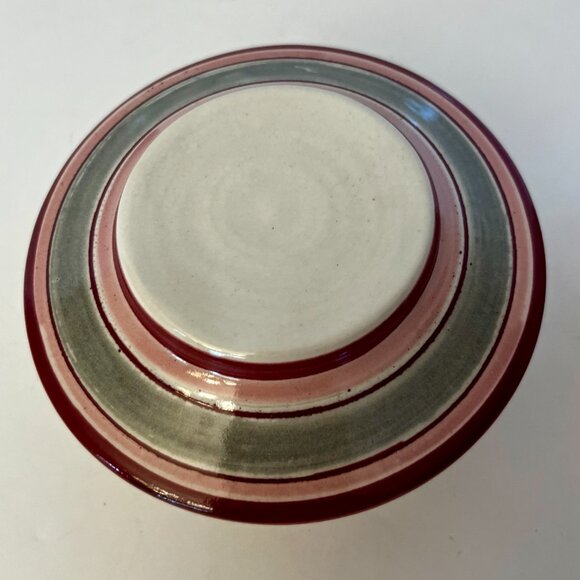 Ceramic Butter Bell Crock Dish Studio Art Pottery Signed - Picture 9 of 13